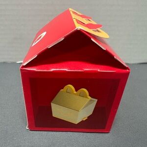 McDonald's Mini Red and Gold Toy Box